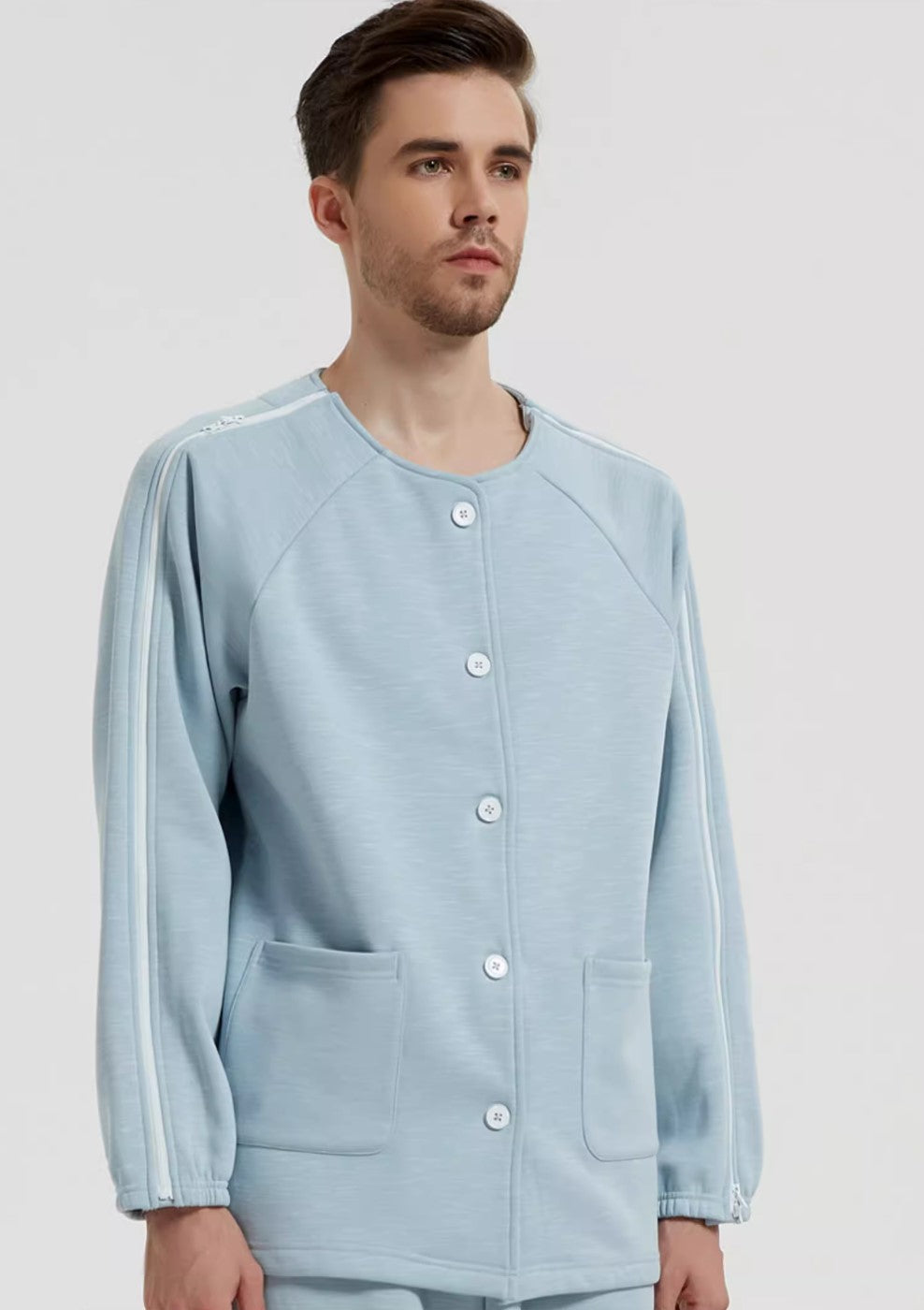 Pyjama Médical à Ouverture Complète