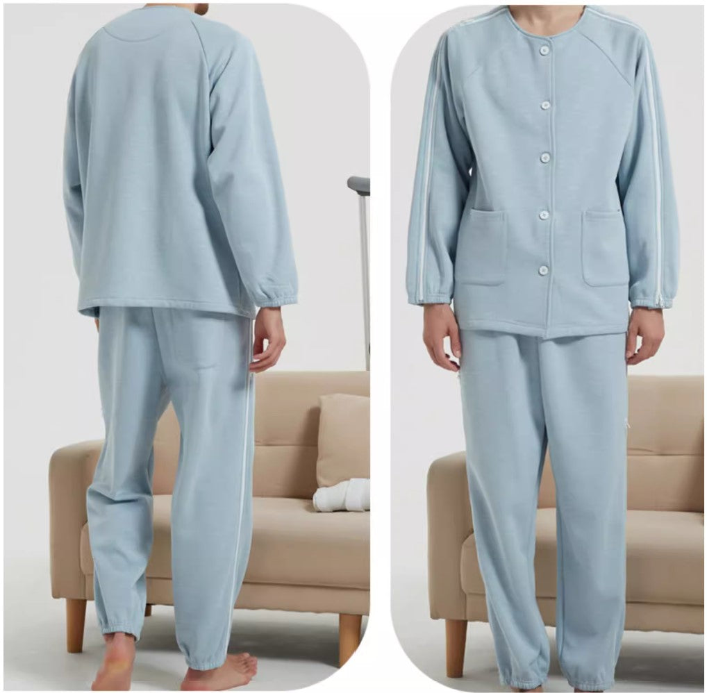 Pyjama Médical à Ouverture Complète
