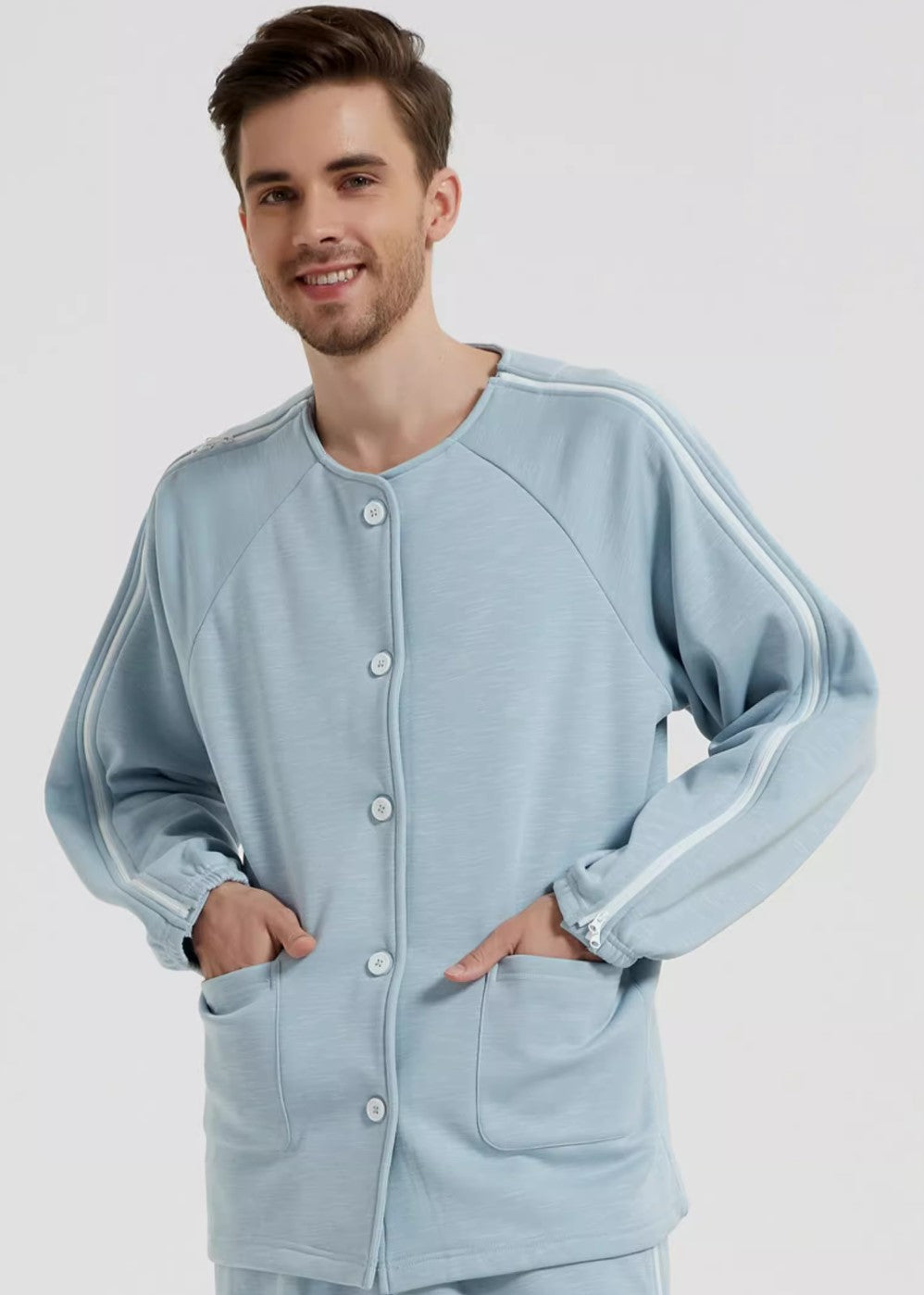 Pyjama Médical à Ouverture Complète