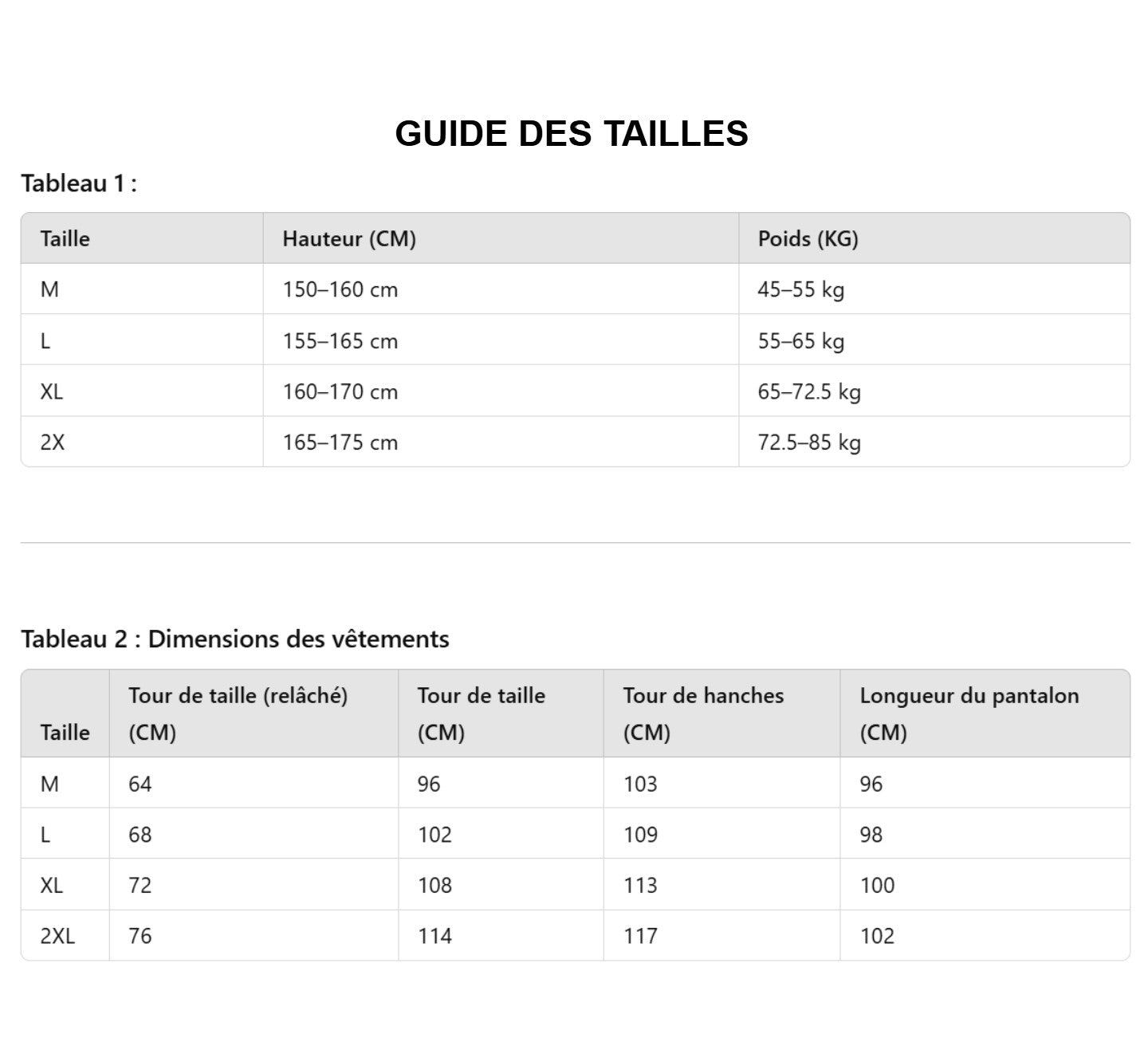 Pantalon Ouvert Post-opératoire